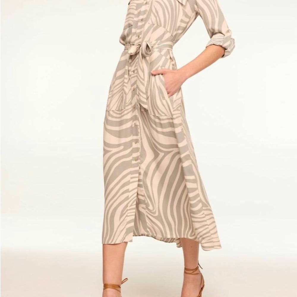 MISA Montana Dress In Abstract Zebra